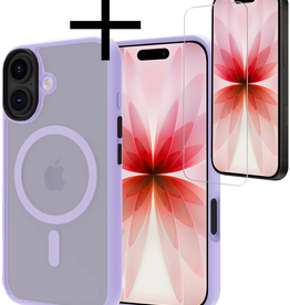 NoXx NoXx iPhone 17 Magsafe Hoesje Lila Met Screenprotector