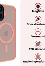 NoXx NoXx iPhone 17 Magsafe Hoesje Perzik Met Screenprotector