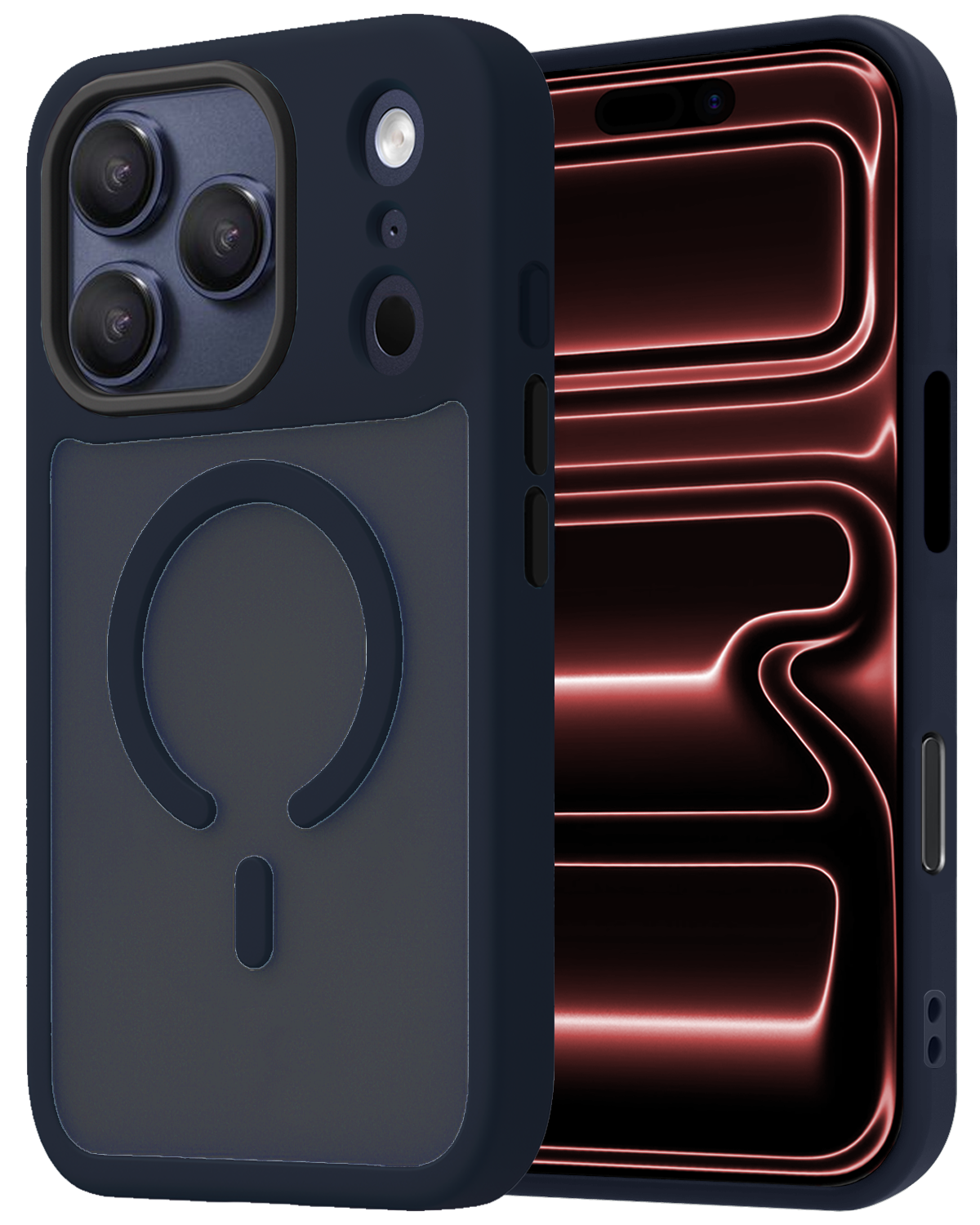 NoXx NoXx iPhone 17 Pro Magsafe Hoesje - Donkerblauw