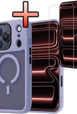 NoXx NoXx iPhone 17 Pro Magsafe Hoesje Lila Met Screenprotector