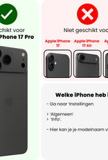 NoXx NoXx iPhone 17 Pro Magsafe Hoesje Perzik Met Screenprotector