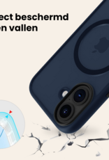 Nomfy Nomfy iPhone 17 Magsafe Hoesje - Donkerblauw