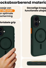 Nomfy Nomfy iPhone 17 Magsafe Hoesje - Donkergroen