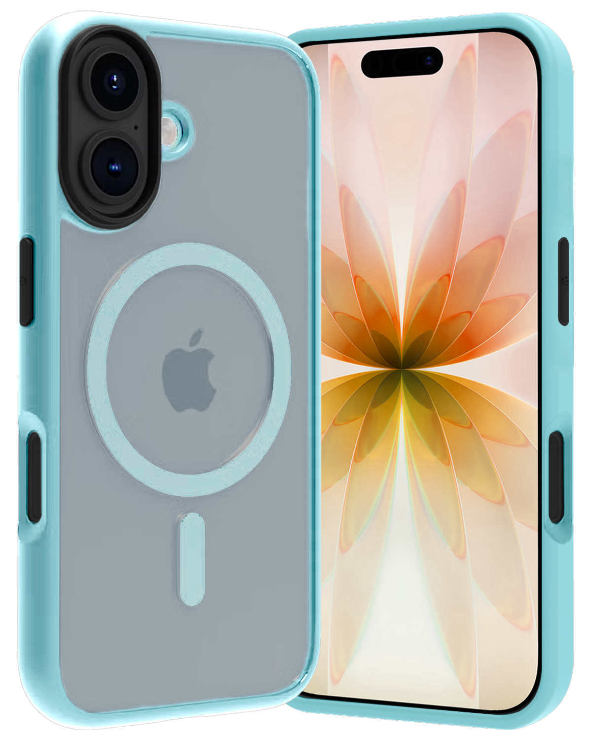 Nomfy Nomfy iPhone 17 Magsafe Hoesje - Lichtblauw