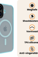 Nomfy Nomfy iPhone 17 Magsafe Hoesje - Lichtblauw