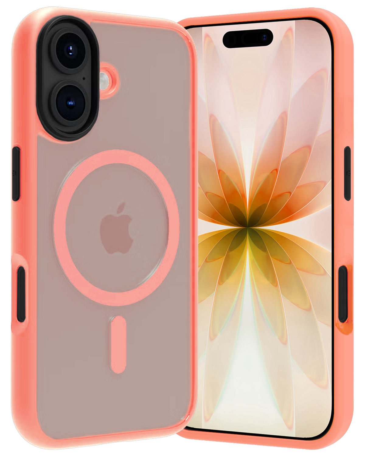 Nomfy Nomfy iPhone 17 Magsafe Hoesje - Perzik