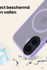 Nomfy Nomfy iPhone 17 Magsafe Hoesje Lila Met Screenprotector