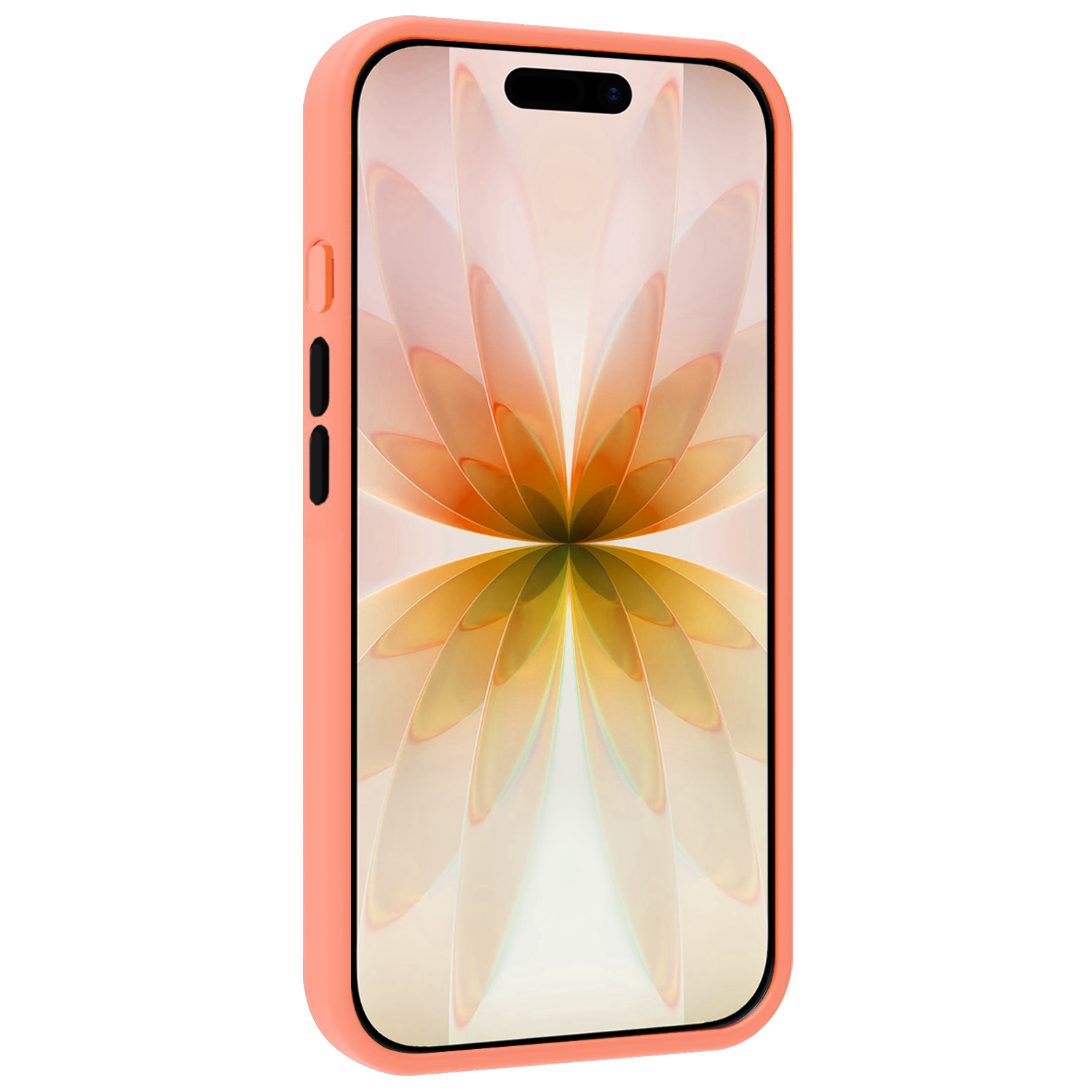 Nomfy Nomfy iPhone 17 Magsafe Hoesje Perzik Met Screenprotector