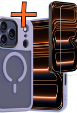 Nomfy Nomfy iPhone 17 Pro Magsafe Hoesje Lila Met Screenprotector