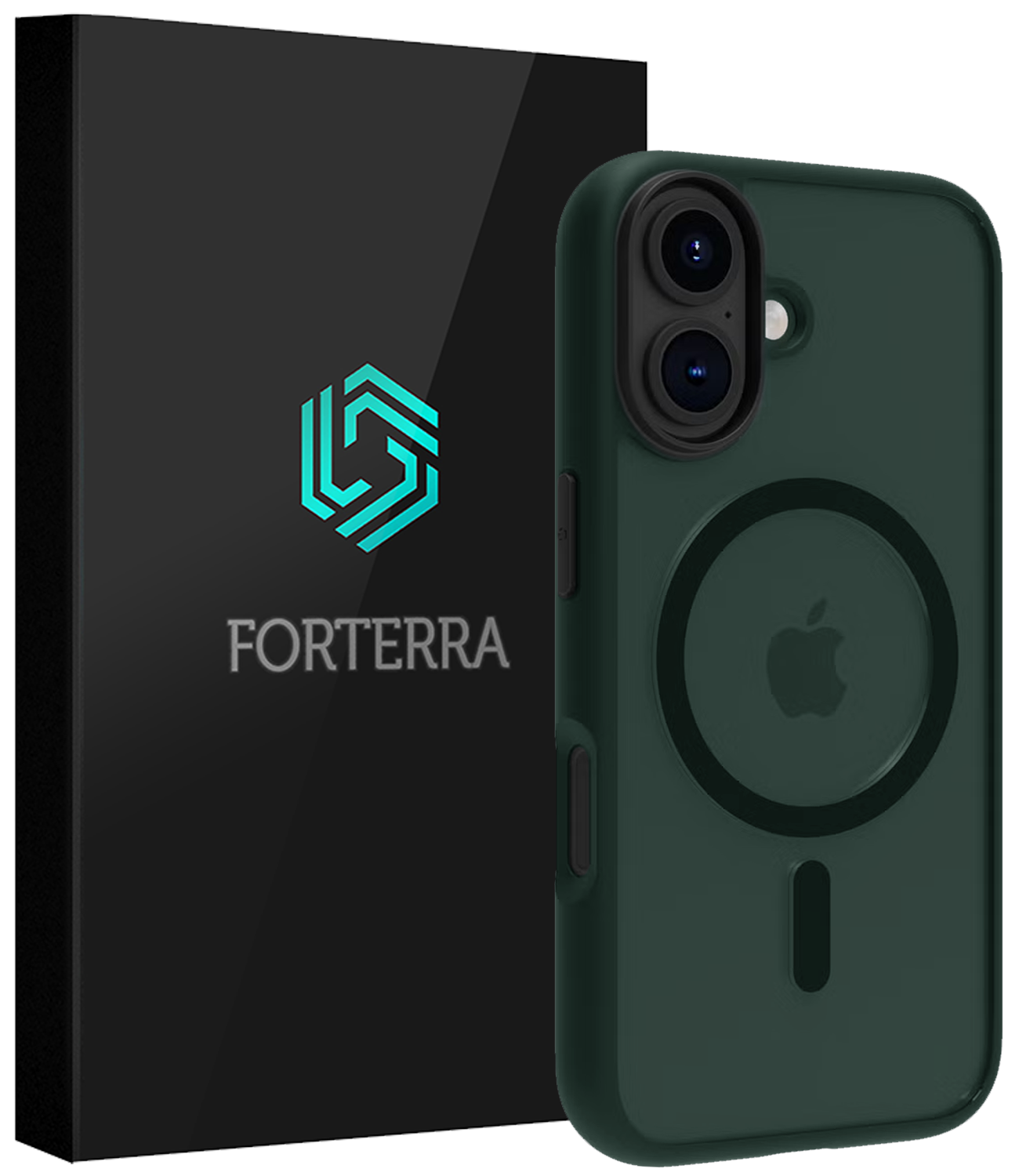 Forterra Forterra iPhone 17 Magsafe Hoesje - Donkergroen