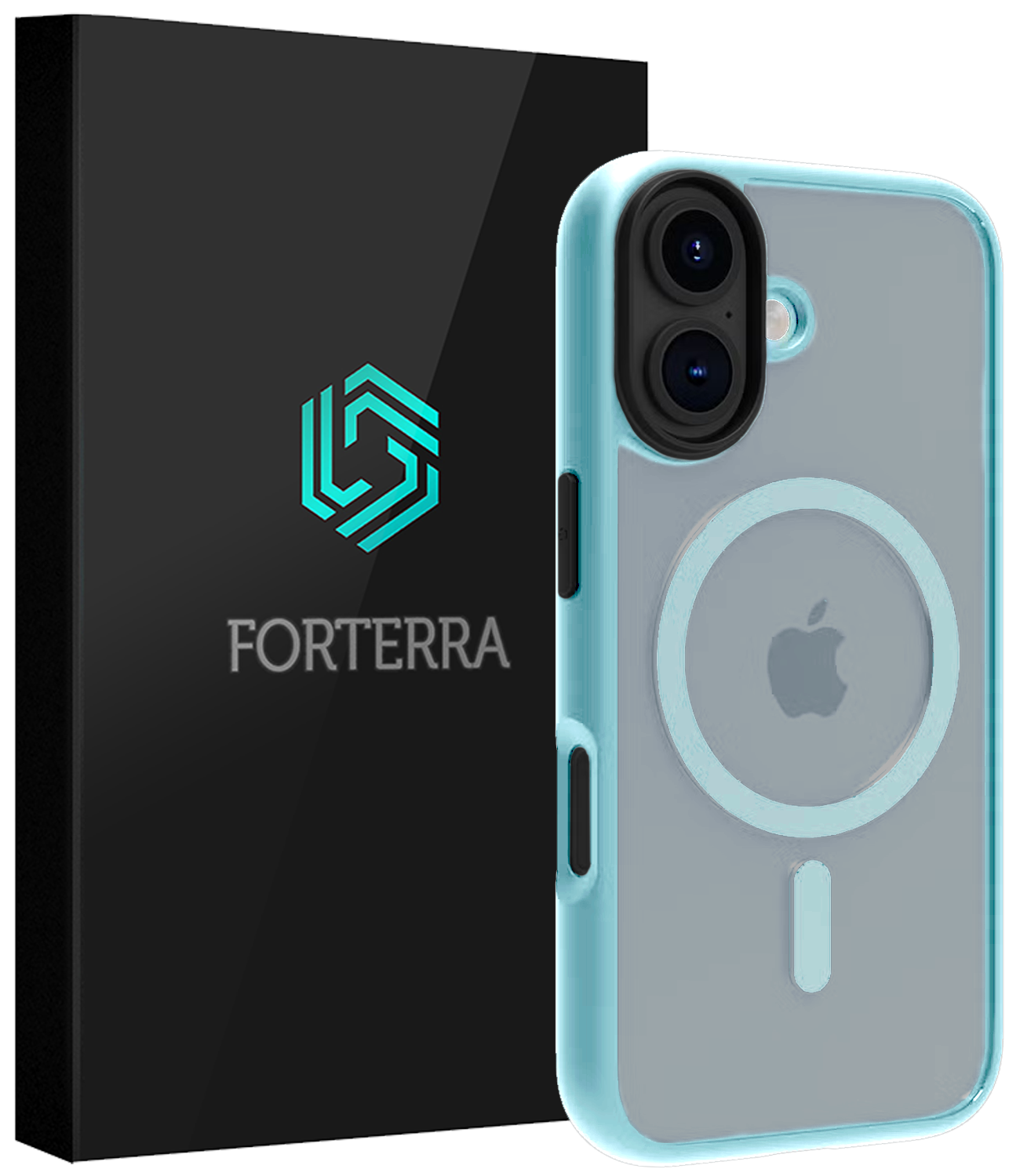 Forterra Forterra iPhone 17 Magsafe Hoesje - Lichtblauw