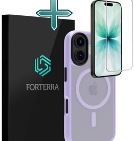 Forterra Forterra iPhone 17 Magsafe Hoesje Lila Met Screenprotector