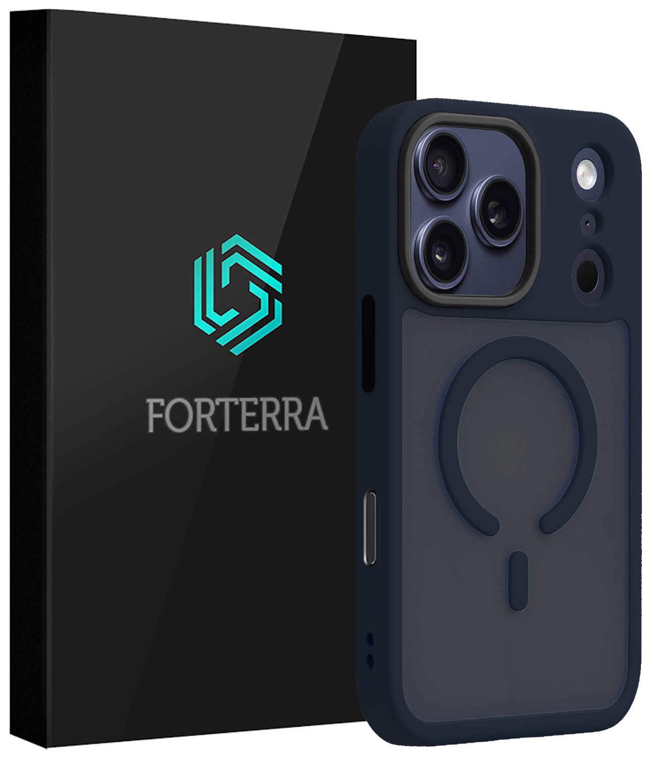Forterra Forterra iPhone 17 Pro Magsafe Hoesje - Donkerblauw