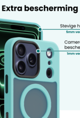 Forterra Forterra iPhone 17 Pro Magsafe Hoesje - Lichtblauw