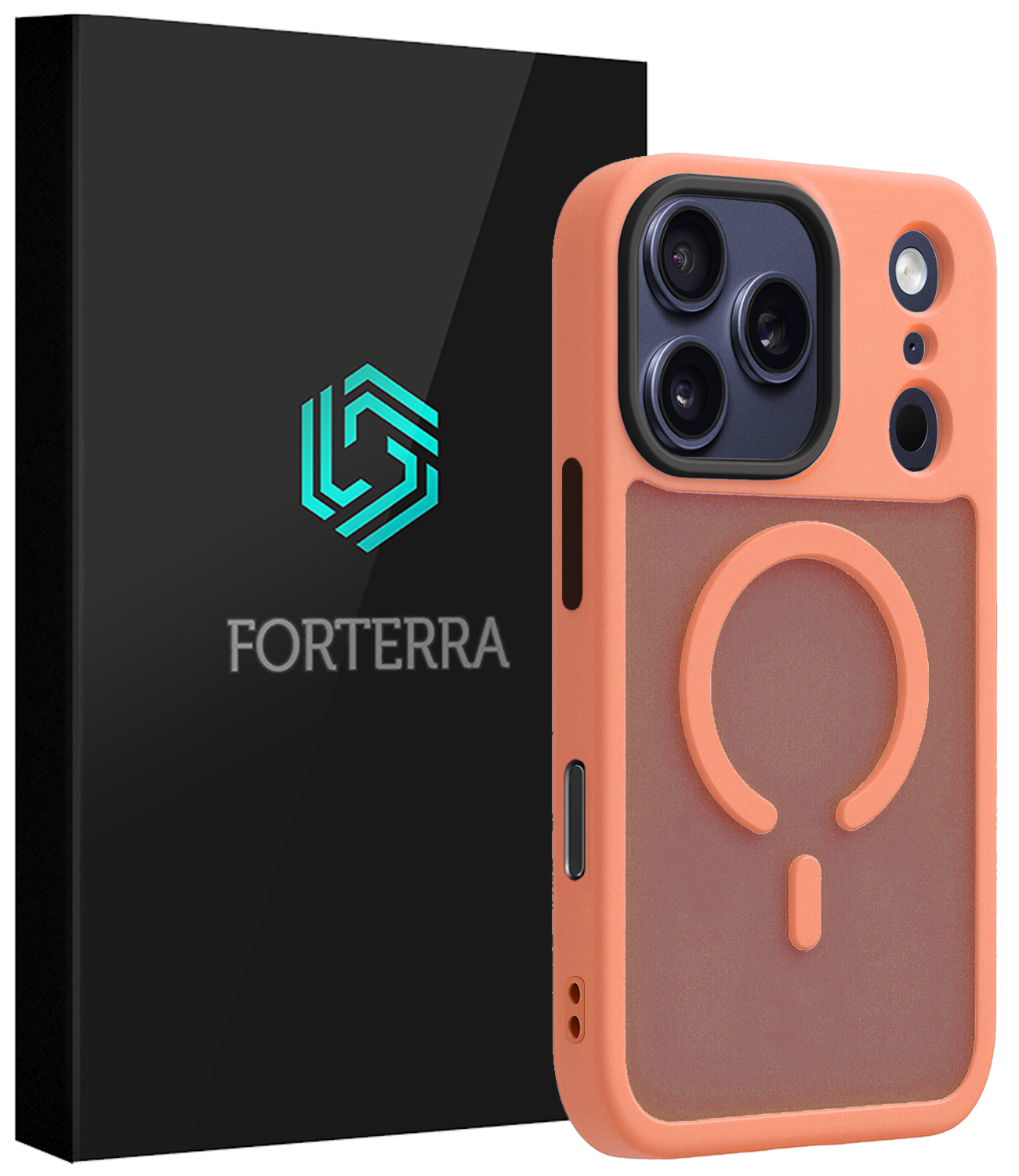 Forterra Forterra iPhone 17 Pro Magsafe Hoesje - Perzik