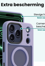 Forterra Forterra iPhone 17 Pro Magsafe Hoesje Lila Met Screenprotector