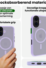 BASEY. BASEY. iPhone 17 Magsafe Hoesje Lila Met 2x Screenprotector