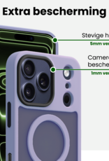 BASEY. BASEY. iPhone 17 Pro Magsafe Hoesje Lila Met 2x Screenprotector