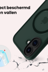NoXx NoXx iPhone 17 Magsafe Hoesje Donkergroen Met 2x Screenprotector
