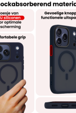 NoXx NoXx iPhone 17 Pro Magsafe Hoesje - Donkerblauw - 2 PACK