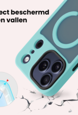 NoXx NoXx iPhone 17 Pro Magsafe Hoesje Lichtblauw Met 2x Screenprotector