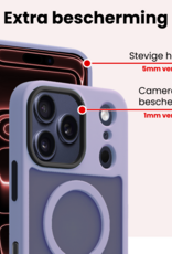 NoXx NoXx iPhone 17 Pro Magsafe Hoesje Lila Met 2x Screenprotector