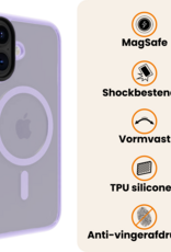 Nomfy Nomfy iPhone 17 Magsafe Hoesje Lila Met 2x Screenprotector