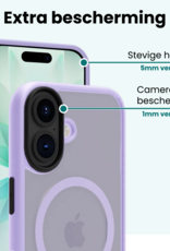 Forterra Forterra iPhone 17 Magsafe Hoesje Lila Met 2x Screenprotector