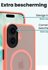 Forterra Forterra iPhone 17 Magsafe Hoesje Perzik Met 2x Screenprotector