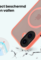 Forterra Forterra iPhone 17 Magsafe Hoesje Perzik Met 2x Screenprotector