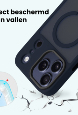 Forterra Forterra iPhone 17 Pro Magsafe Hoesje - Donkerblauw - 2 PACK