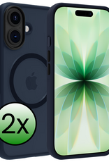 BASEY. BASEY. iPhone 17 Magsafe Hoesje - Donkerblauw - 2 PACK