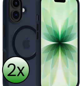 BASEY. BASEY. iPhone 17 Magsafe Hoesje - Donkerblauw - 2 PACK