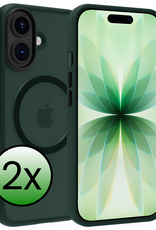 BASEY. BASEY. iPhone 17 Magsafe Hoesje - Donkergroen - 2 PACK