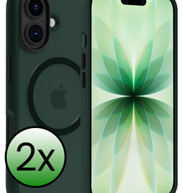 BASEY. BASEY. iPhone 17 Magsafe Hoesje - Donkergroen - 2 PACK