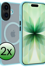 BASEY. BASEY. iPhone 17 Magsafe Hoesje - Lichtblauw - 2 PACK