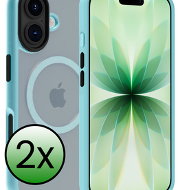 BASEY. BASEY. iPhone 17 Magsafe Hoesje - Lichtblauw - 2 PACK