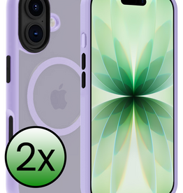 BASEY. BASEY. iPhone 17 Magsafe Hoesje - Lila - 2 PACK