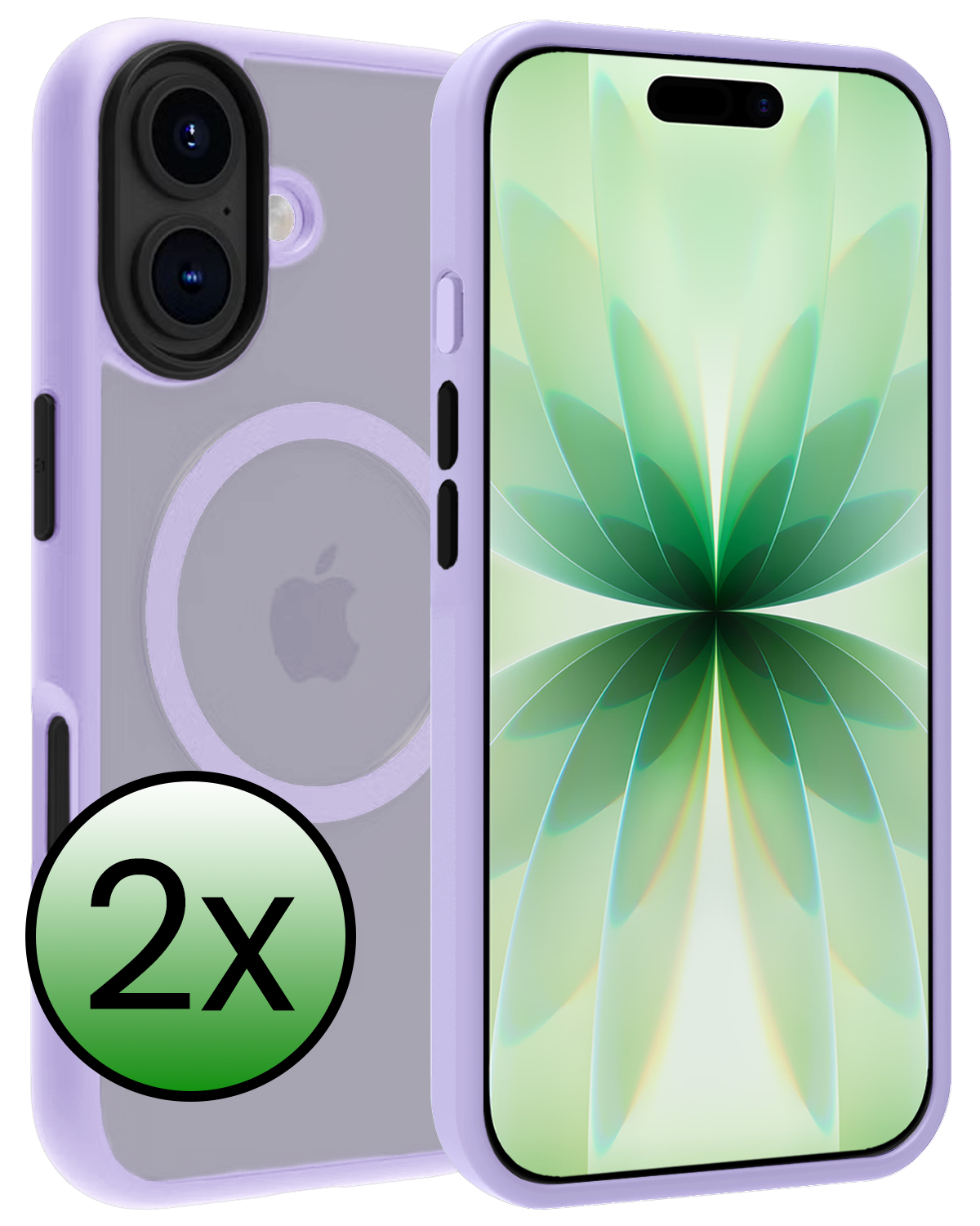 BASEY. BASEY. iPhone 17 Magsafe Hoesje - Lila - 2 PACK