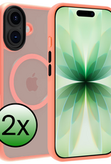 BASEY. BASEY. iPhone 17 Magsafe Hoesje - Perzik - 2 PACK