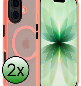 BASEY. BASEY. iPhone 17 Magsafe Hoesje - Perzik - 2 PACK