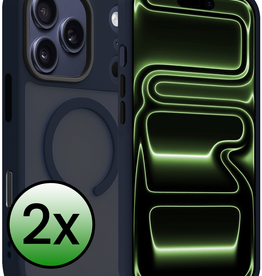 BASEY. BASEY. iPhone 17 Pro Magsafe Hoesje - Donkerblauw - 2 PACK