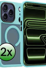 BASEY. BASEY. iPhone 17 Pro Magsafe Hoesje - Lichtblauw - 2 PACK