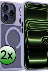 BASEY. BASEY. iPhone 17 Pro Magsafe Hoesje - Lila - 2 PACK