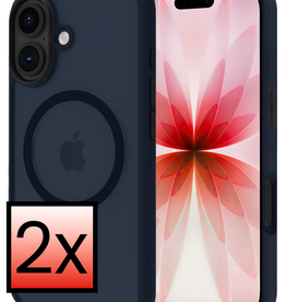 NoXx NoXx iPhone 17 Magsafe Hoesje - Donkerblauw - 2 PACK