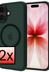 NoXx NoXx iPhone 17 Magsafe Hoesje - Donkergroen - 2 PACK