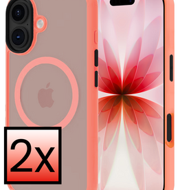 NoXx NoXx iPhone 17 Magsafe Hoesje - Perzik - 2 PACK