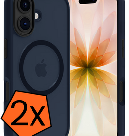 Nomfy Nomfy iPhone 17 Magsafe Hoesje - Donkerblauw - 2 PACK