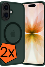 Nomfy Nomfy iPhone 17 Magsafe Hoesje - Donkergroen - 2 PACK