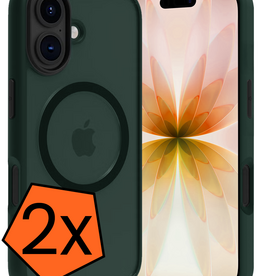 Nomfy Nomfy iPhone 17 Magsafe Hoesje - Donkergroen - 2 PACK